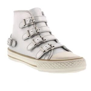 Ash Kids Silver Metallic Vava Hightop Sneakers